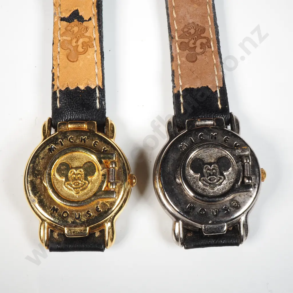 Two Mickey Mouse Pocket Watches Image 1++