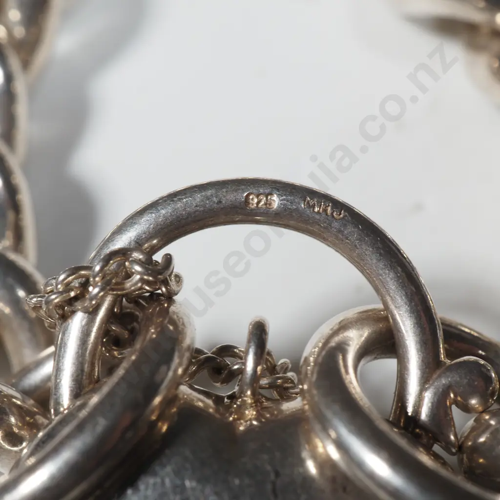 Substantial Sterling Silver Bracelet Image 1++