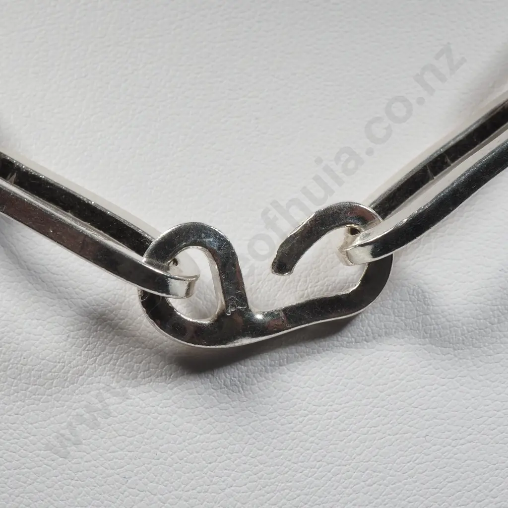 Sterling Silver Looped Chain Necklace Image 1++
