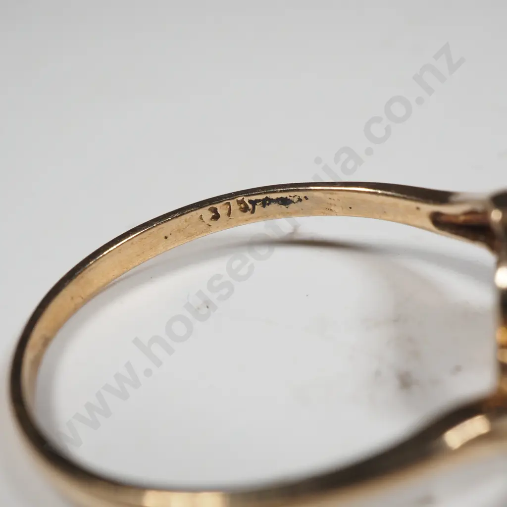 9ct Gold & Gem Ring Image 1++