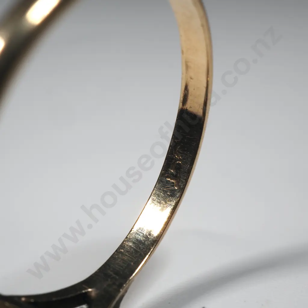 9ct Gold Opal Doublet Ring - Rhoda Wager Style Image 1++