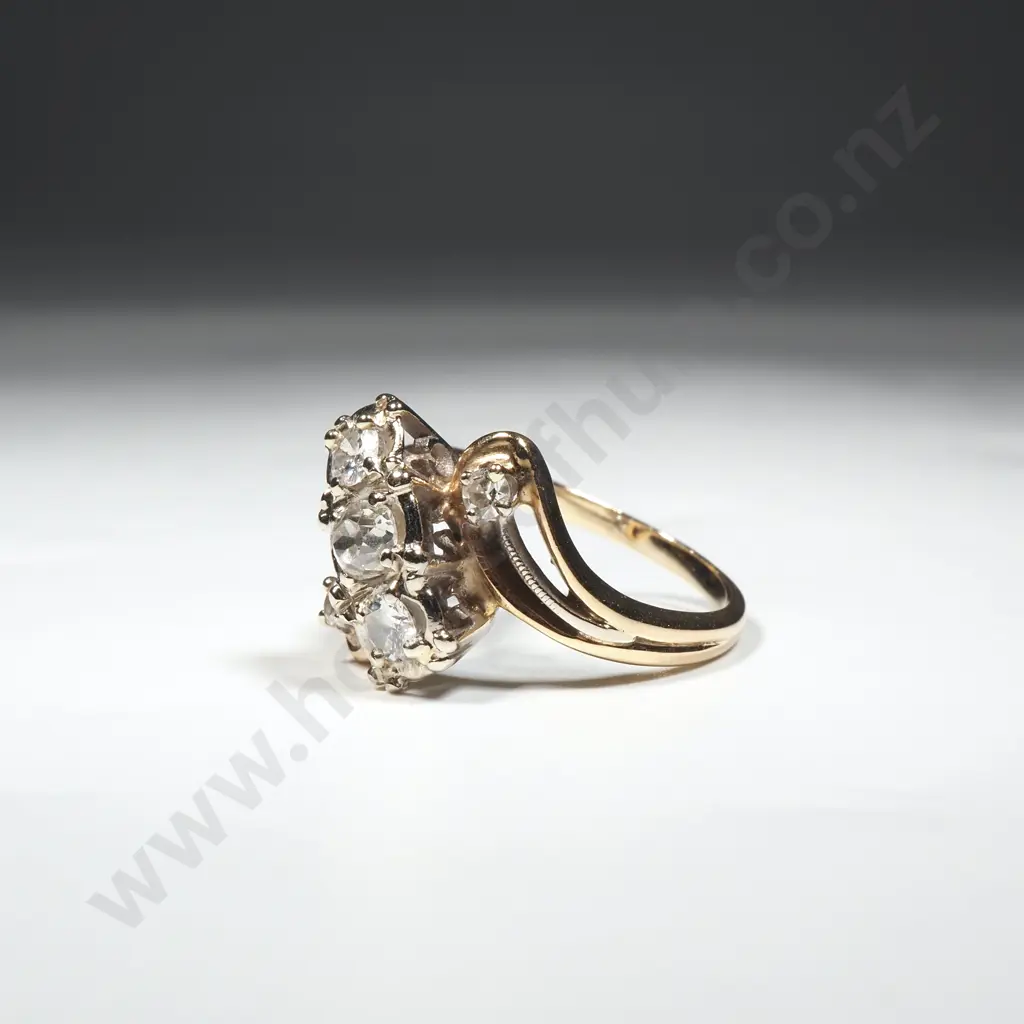 Vintage 14ct Gold Diamond Ring w Valuation for $4,400.00 Image 1++