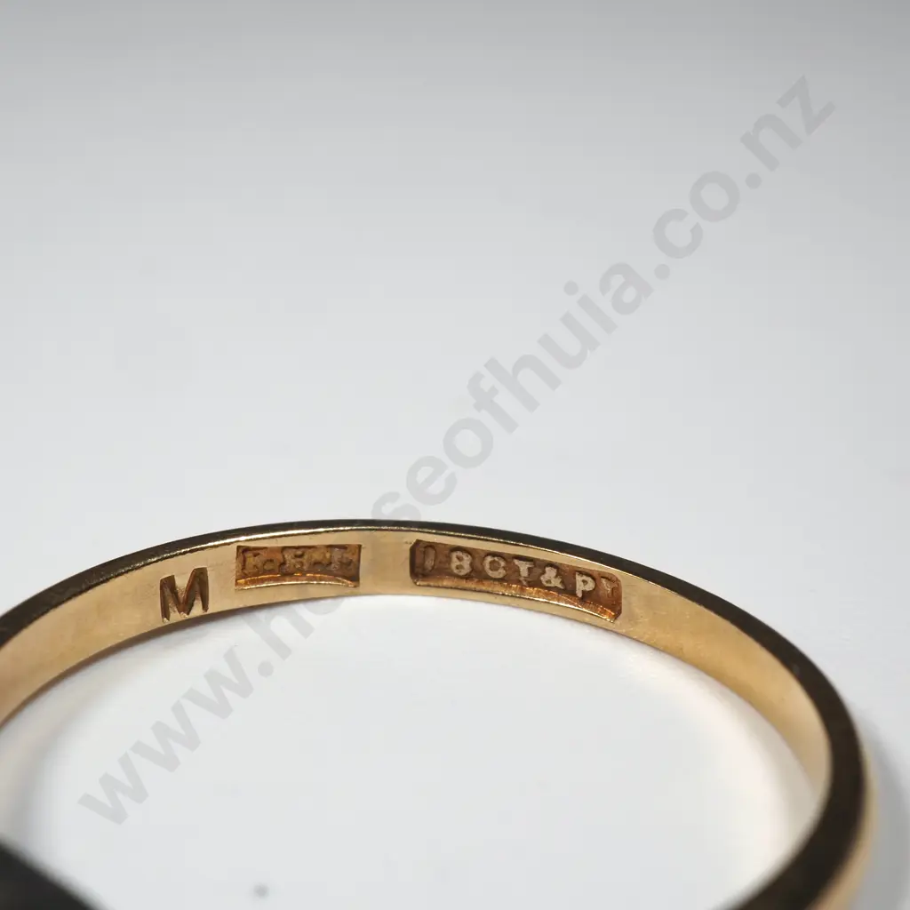 Solitaire Gold/Platinum Diamond Ring. Image 1++