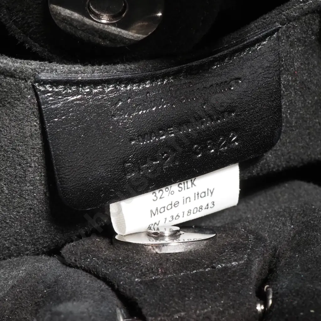 SALVATORE FERRAGAMO Silk Black Handbag Image 1++