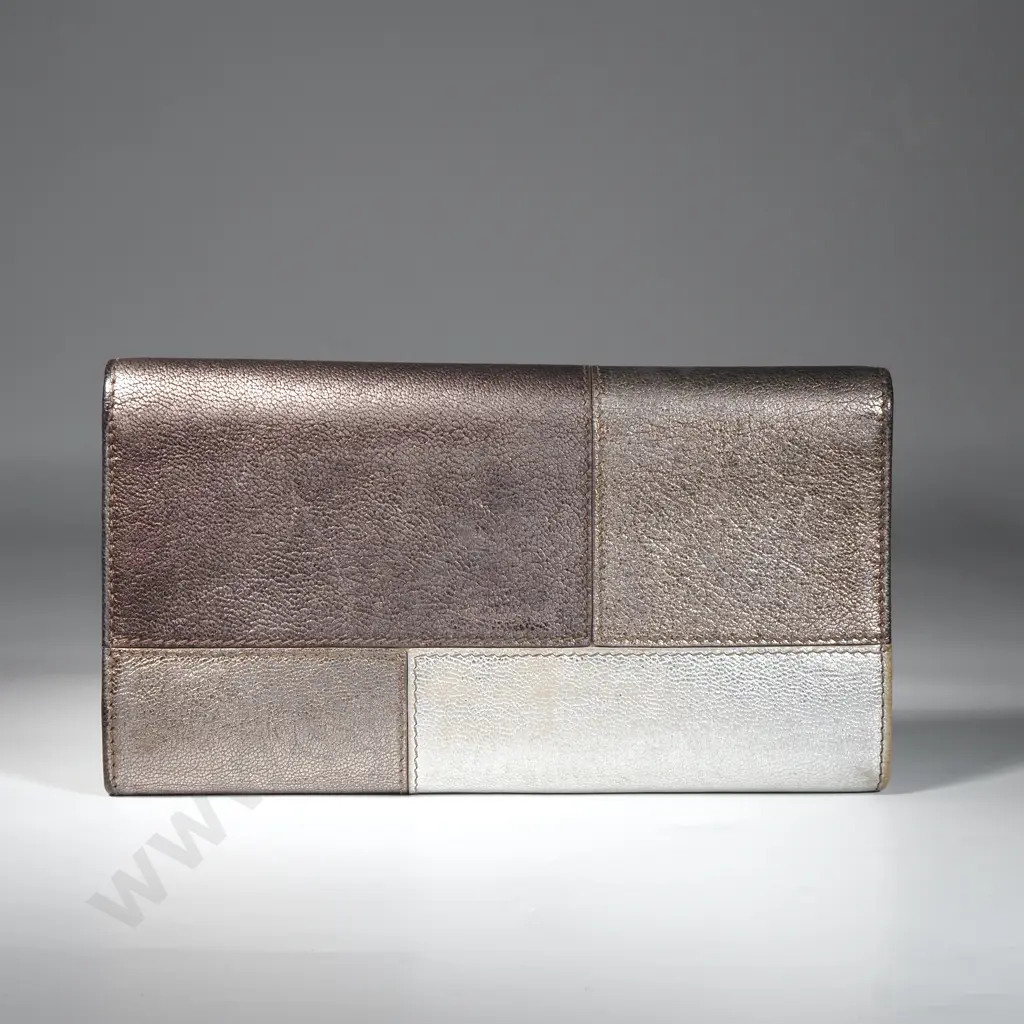 SALVATORE FERRAGAMO Gancini Continental Metallic Wallet Image 1++