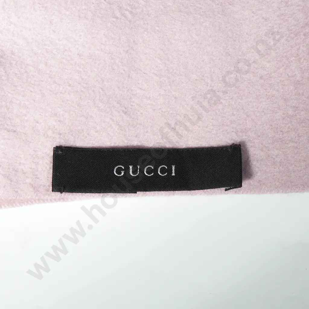 GUCCI Fringe Scarf Lilac Image 1++