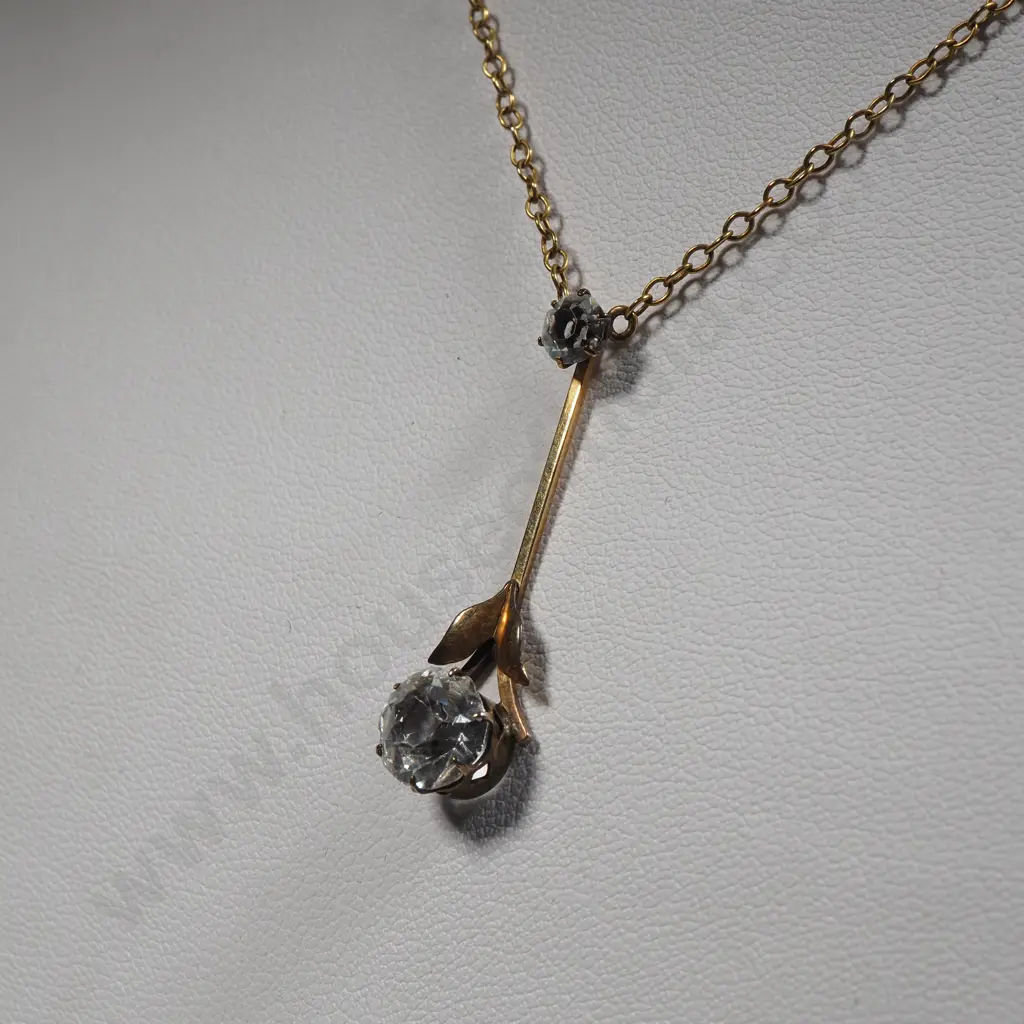 Edwardian Silver Gilt Necklace. Image 1++