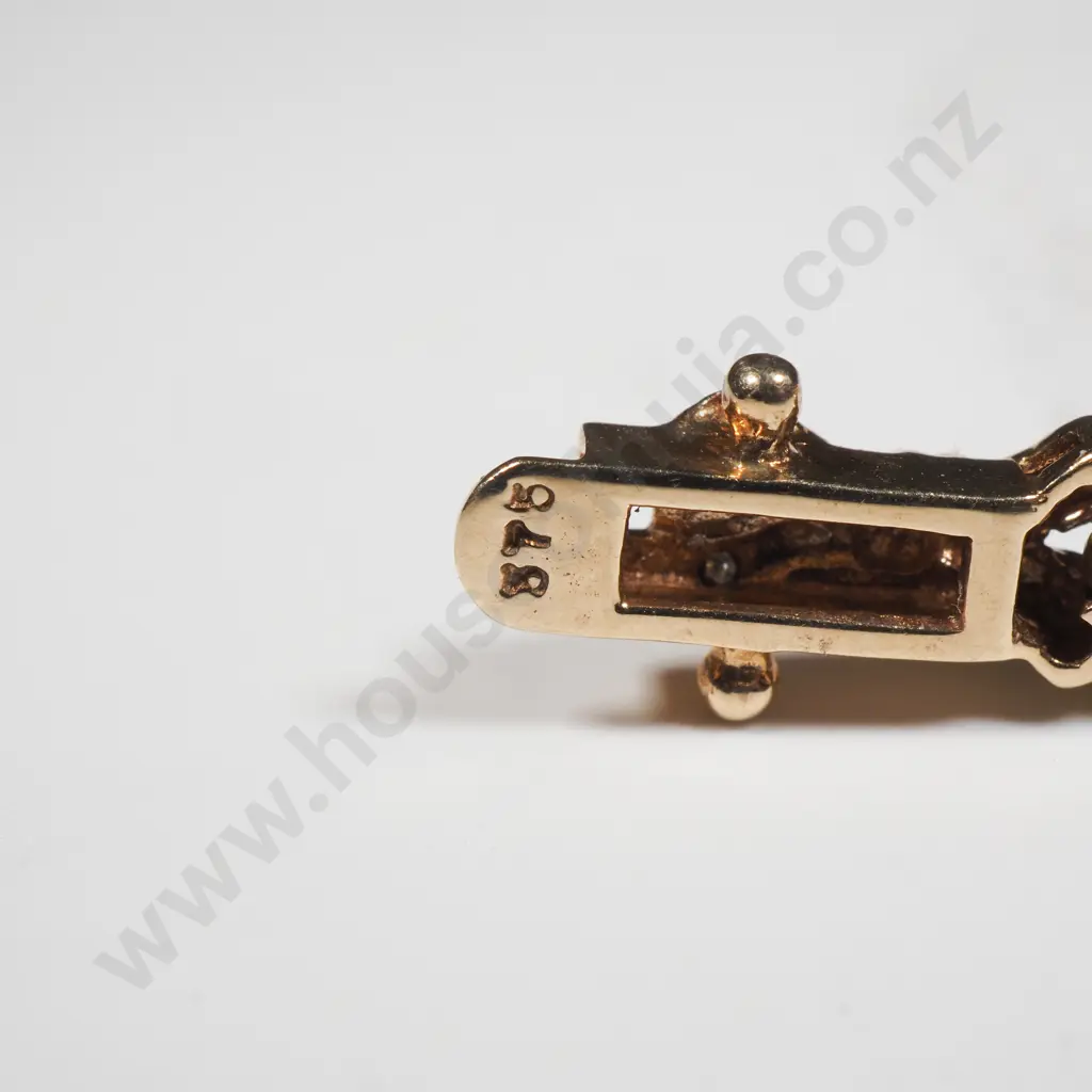 9ct Gold Gem Set Bracelet Image 1++