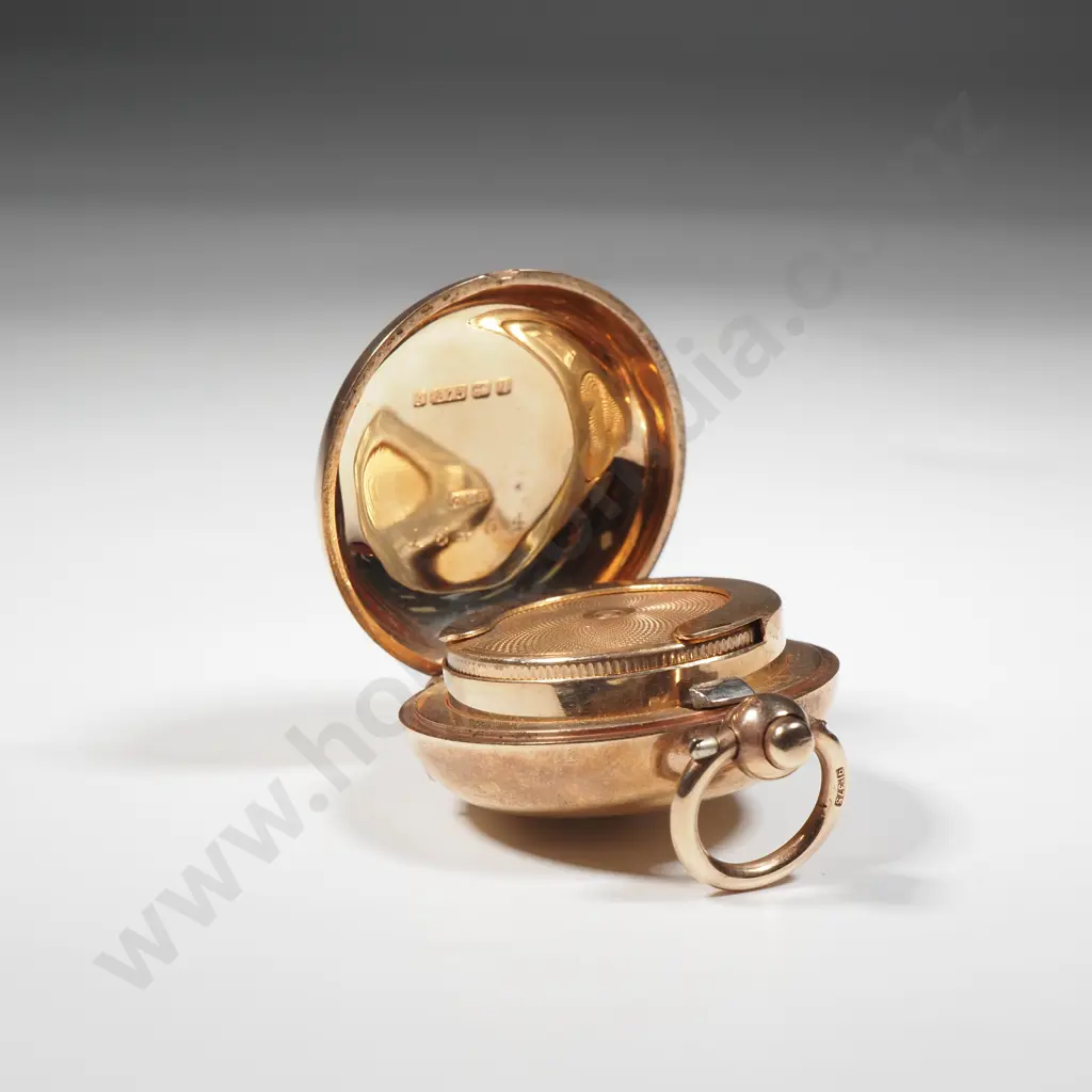 Antique 9ct Gold Sovereign Case Image 1++