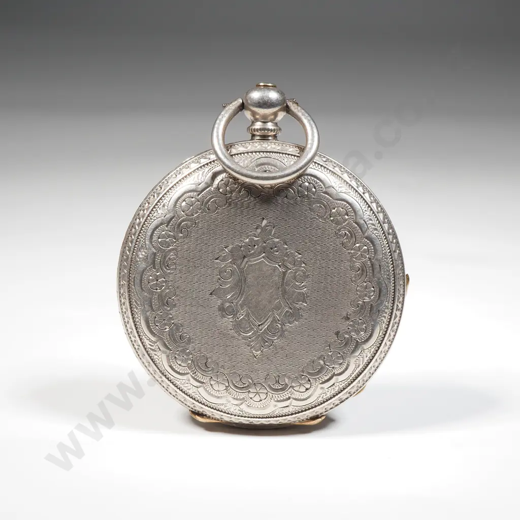 Sterling Silver Pocket Watch - 45 Grams Image 1++
