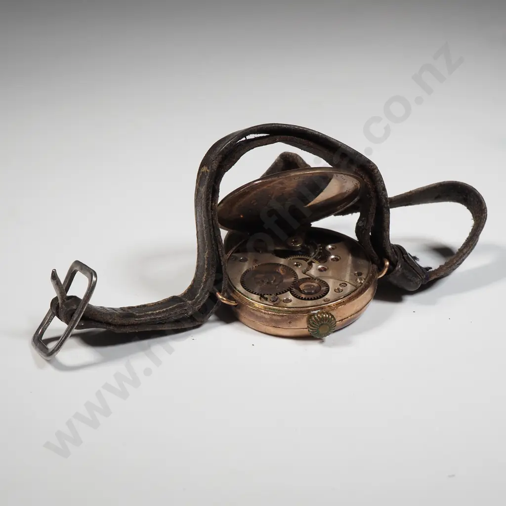 WW1 9ct Gold Trench Watch A/F Image 1++