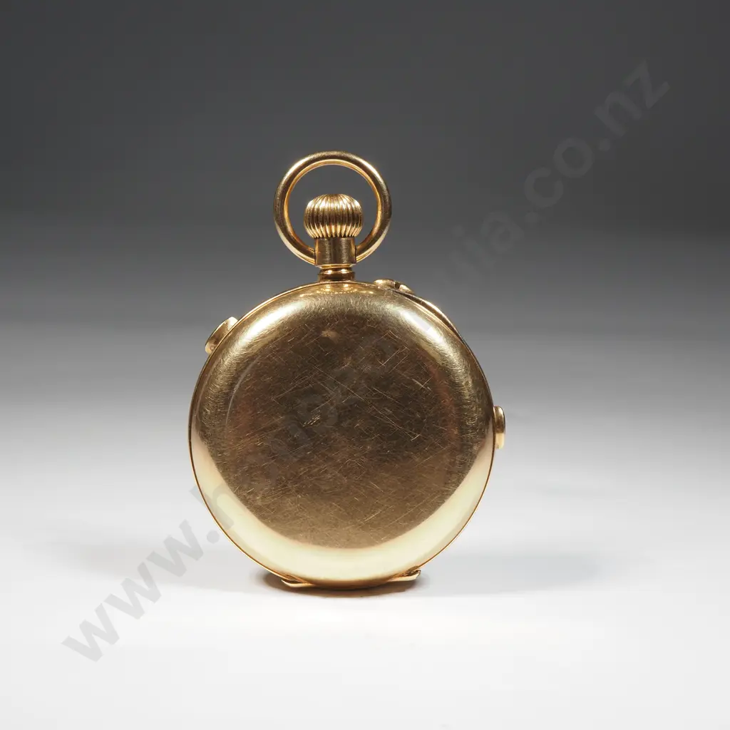 Exceptional Cased 18ct Gold Hunter Pocket Watch Chronometer By Baume London Image 1++