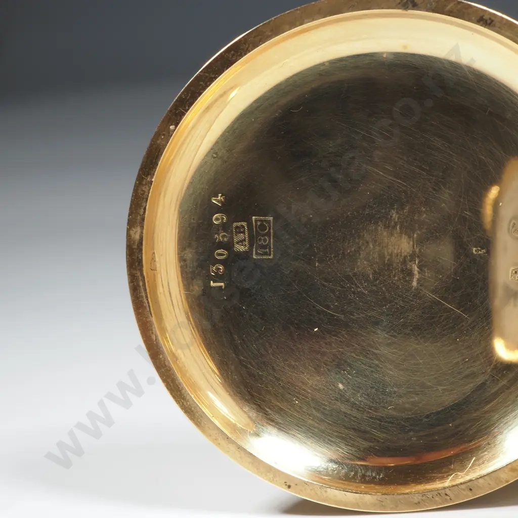 Exceptional Cased 18ct Gold Hunter Pocket Watch Chronometer By Baume London Image 1++