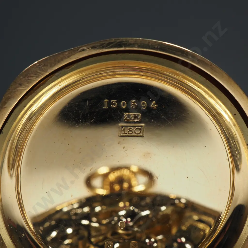 Exceptional Cased 18ct Gold Hunter Pocket Watch Chronometer By Baume London Image 1++