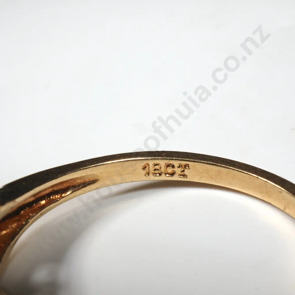 18 ct Yellow Gold & Platinum Solitaire Diamond Set Filigree Ring- Evaluation of $2,990 Image 1++