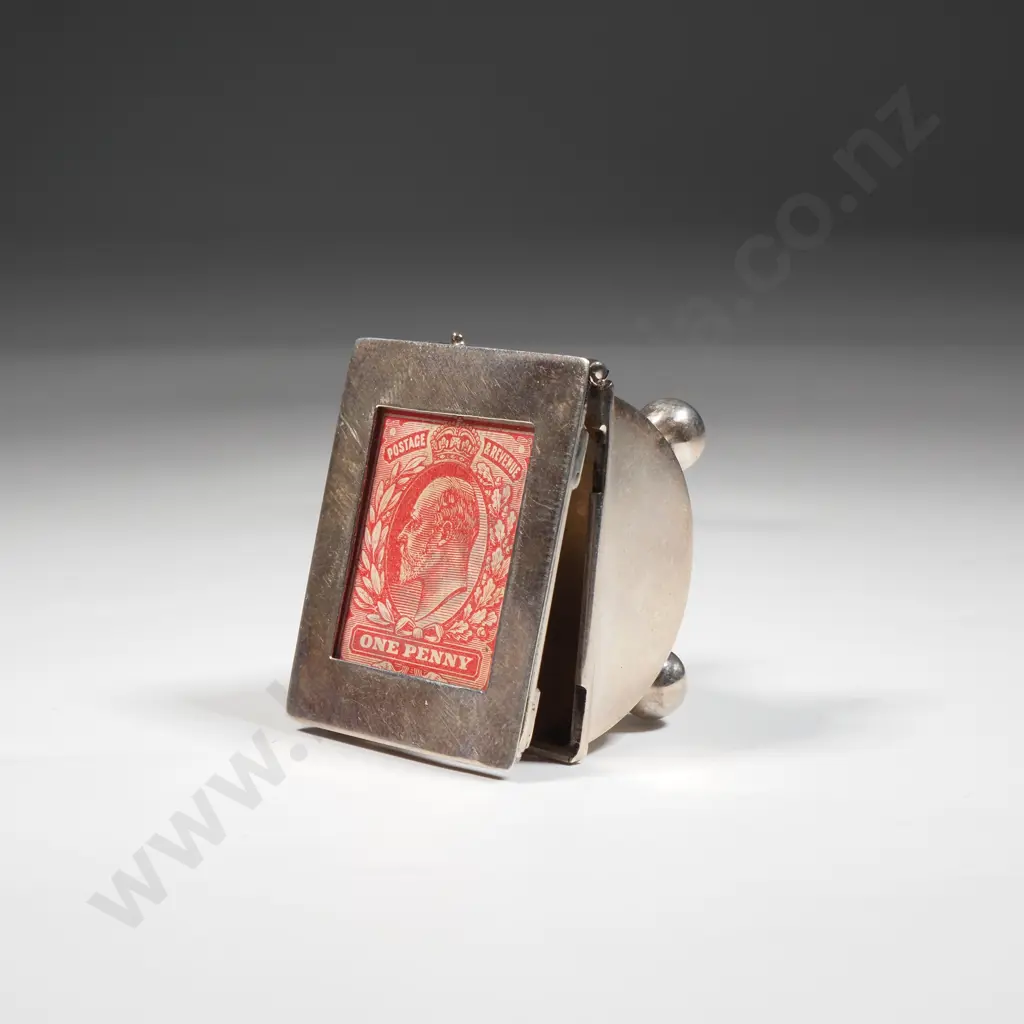 Sterling Silver Stamp Holder - Hallmarked Birmingham 1907  Image 1++