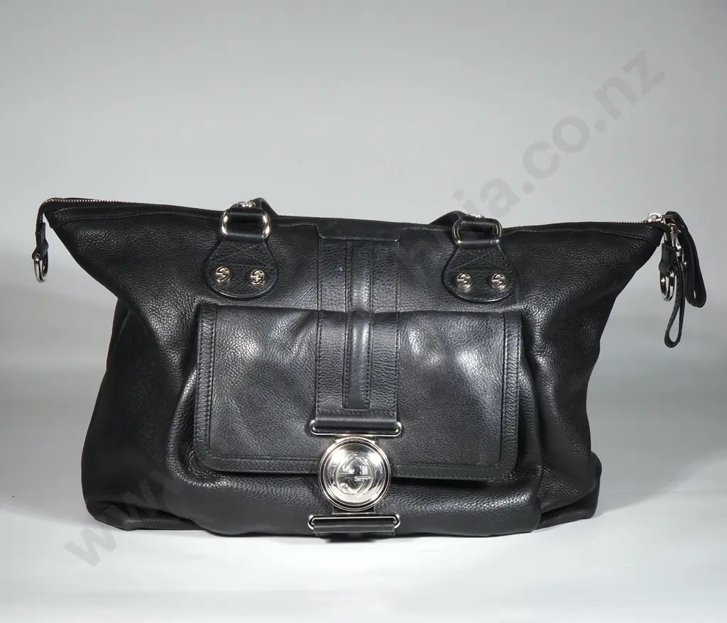 GUCCI G Coin Large Boston Bag Image 1++