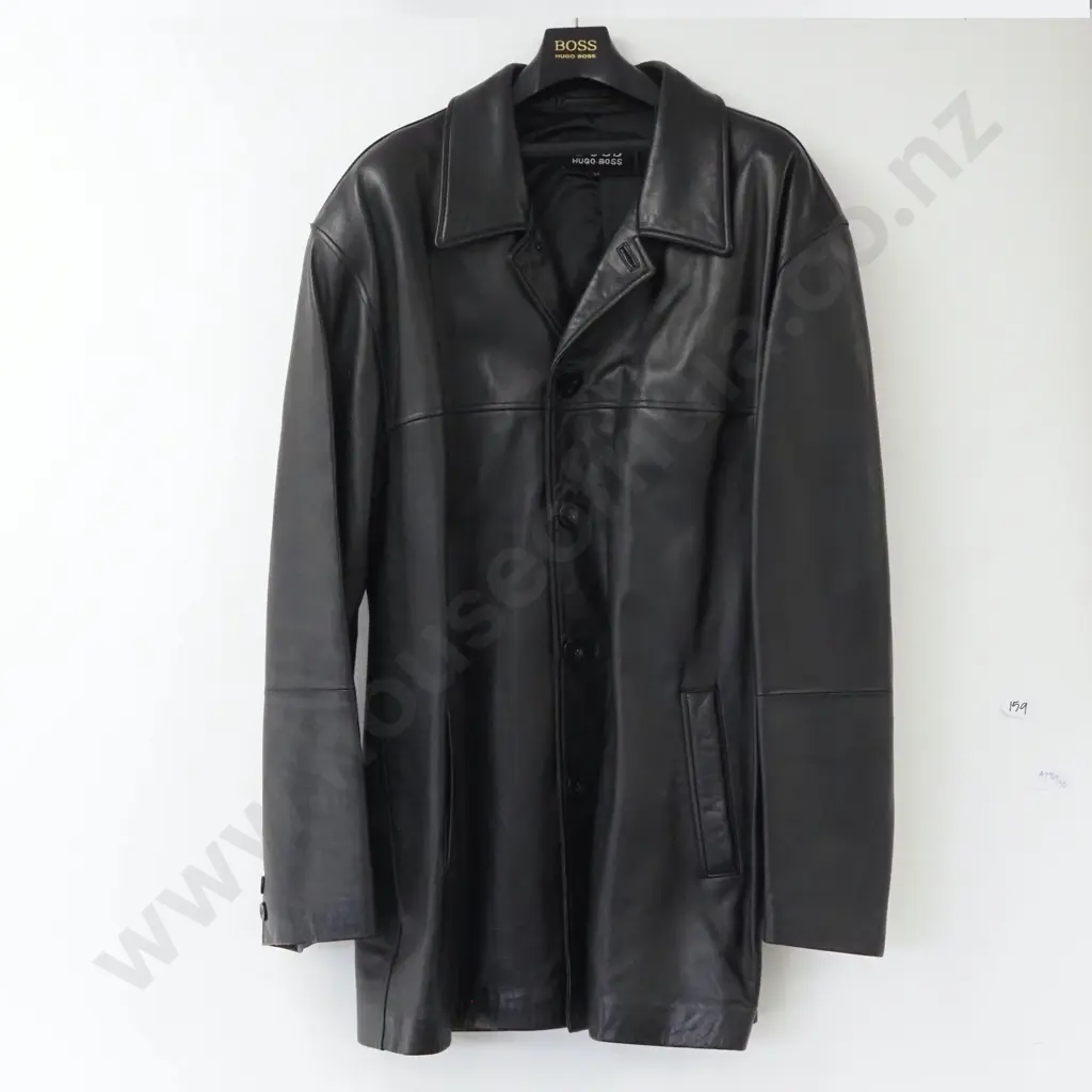 Leather Hugo Boss Mens Jacket - Unworn  Image 1++