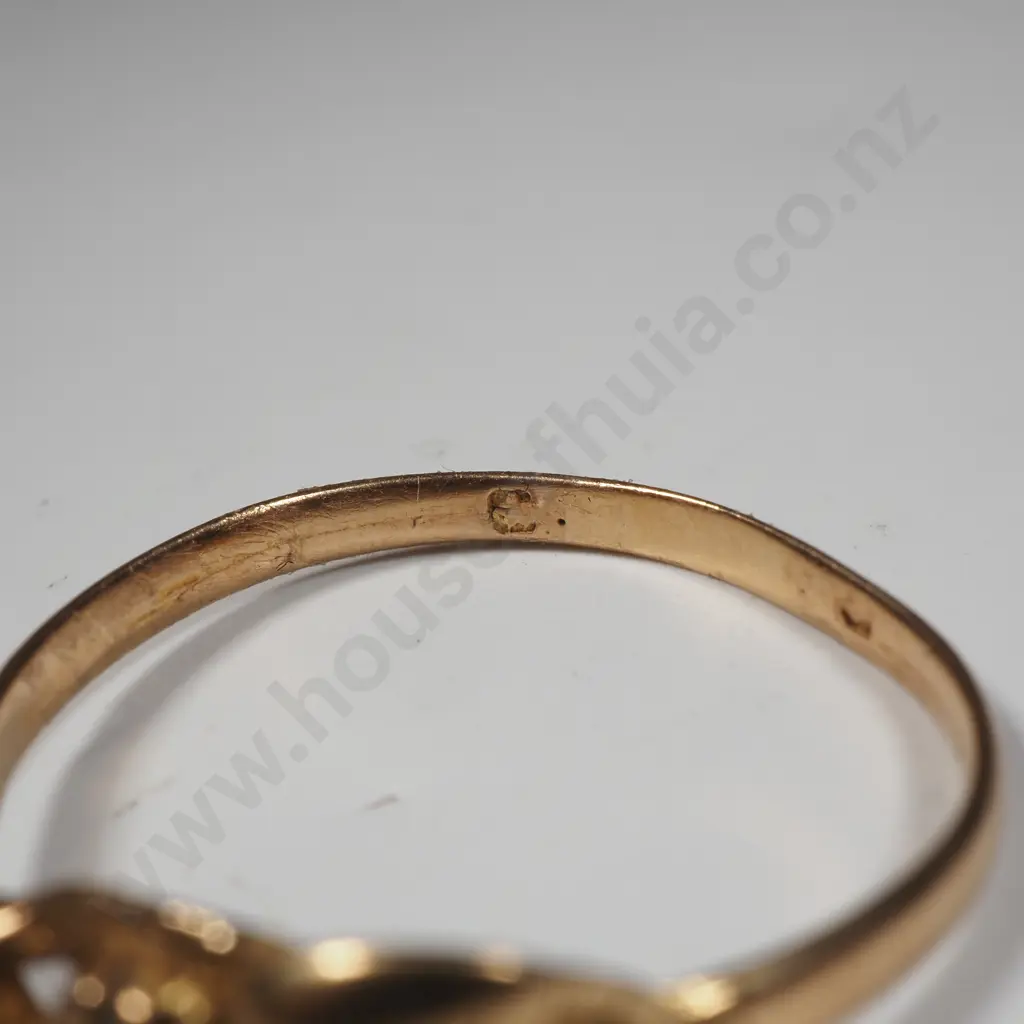 18ct Gold Gem Ring A/F Image 1++