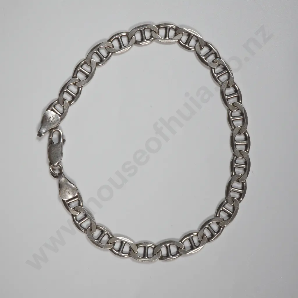 Sterling Silver Italian Link Bracelet Image 1++