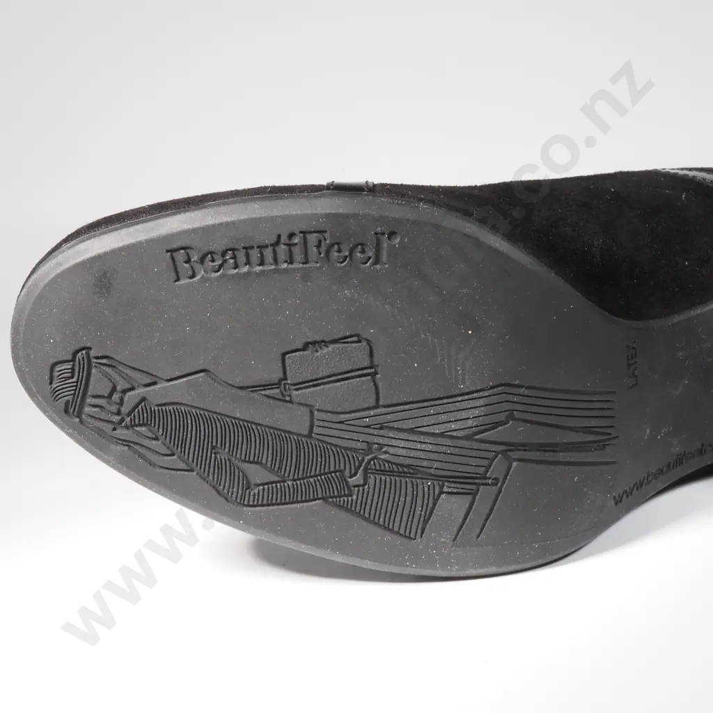 BEAUTIFEEL Dress Boots Belle Black Suede (41) Image 1++