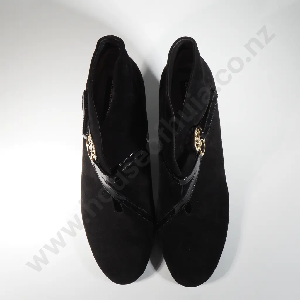 BEAUTIFEEL Dress Boots Belle Black Suede (41) Image 1++