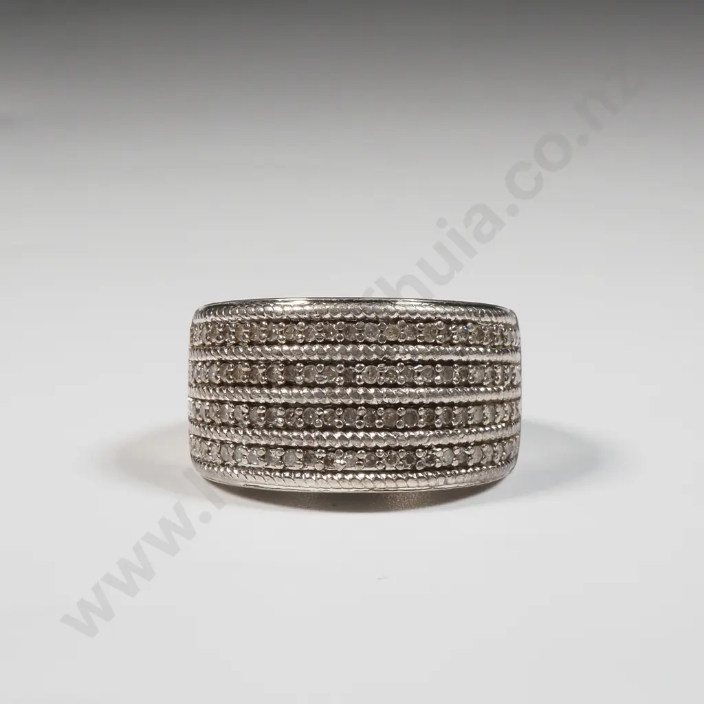 Sparkly Sterling SIlver Ring Image 1++