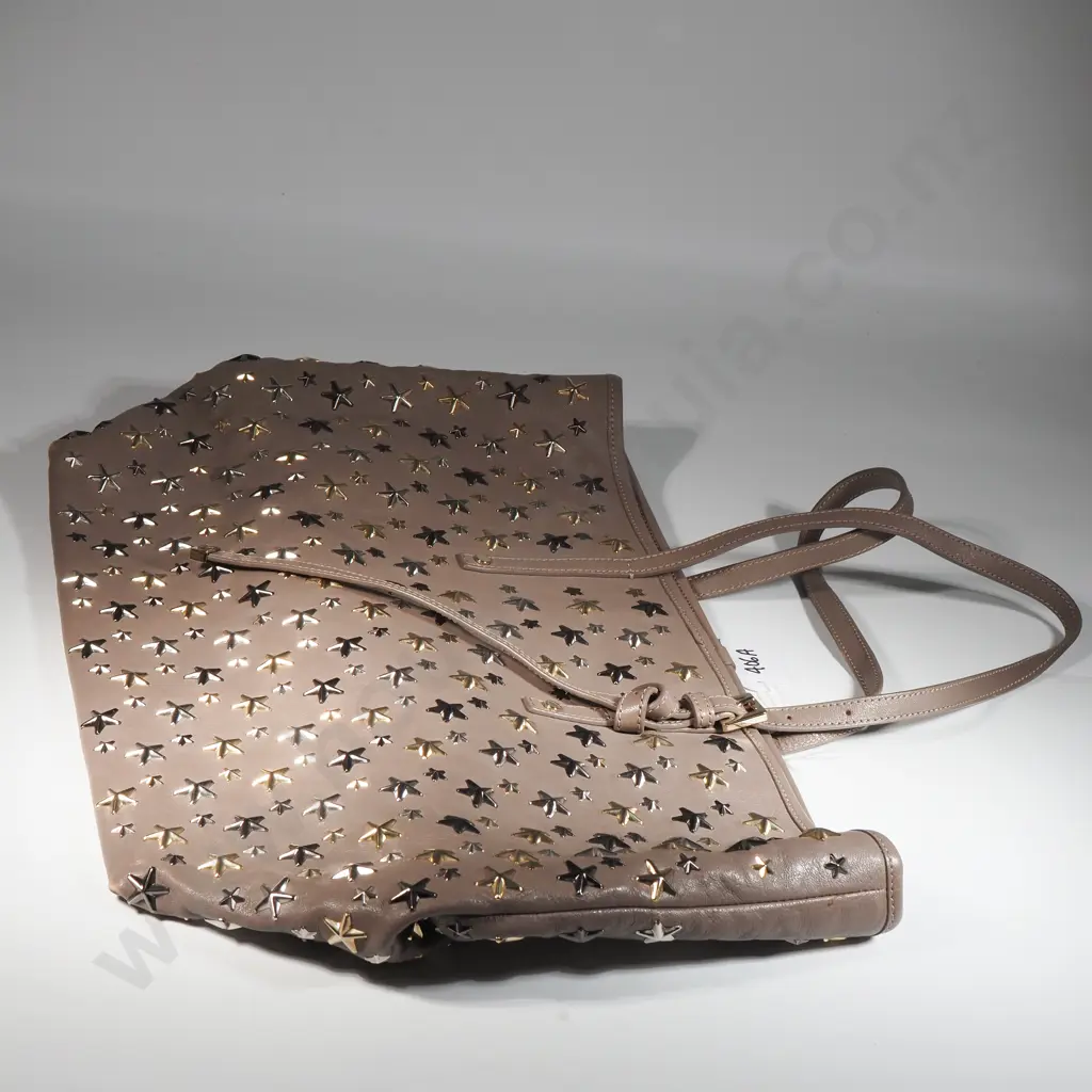JIMMY CHOO Sasha Star Studded Tote Bag Image 1++