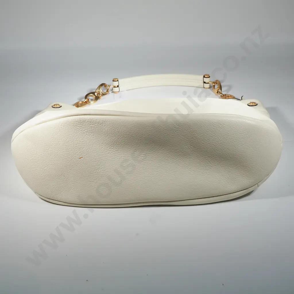 OROTON Cream Leather Hobo Shoulder Bag Image 1++