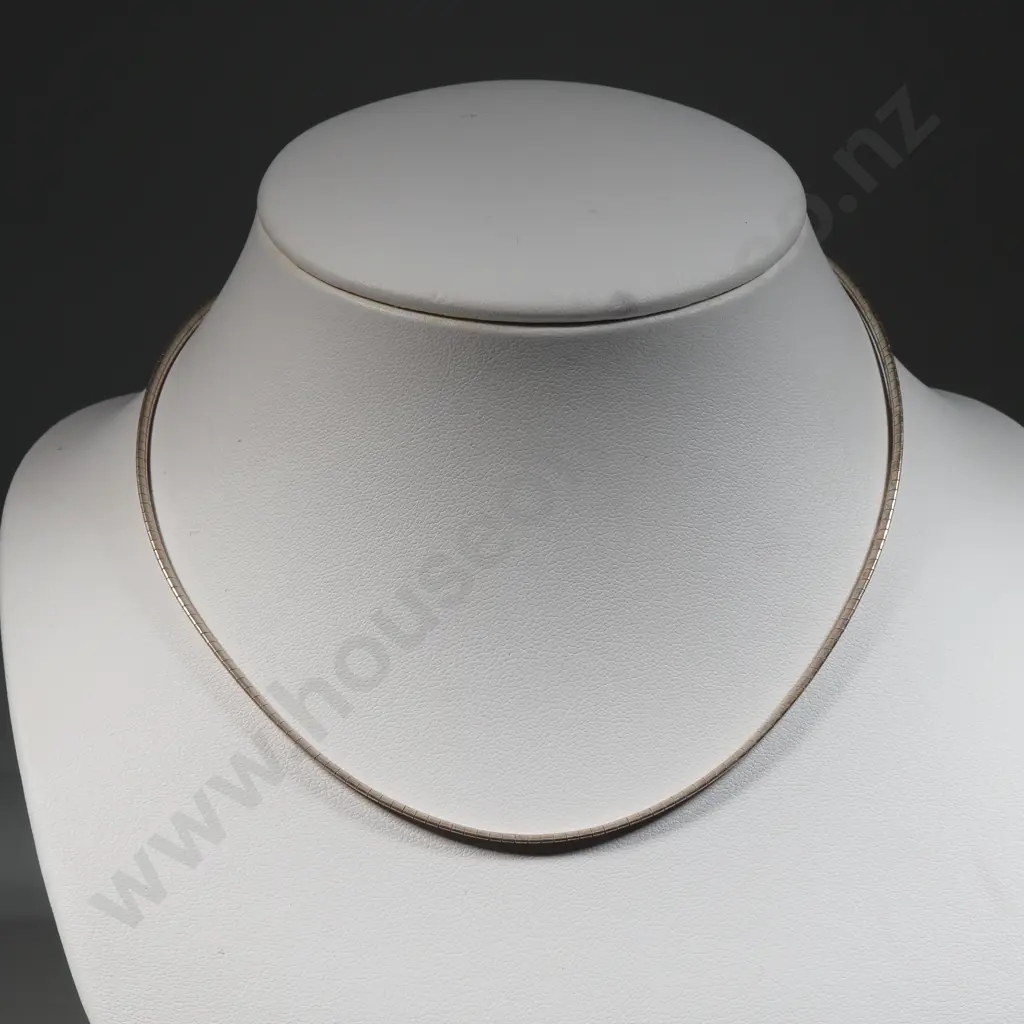 Sterling Silver Snake Collar Necklace  Image 1++