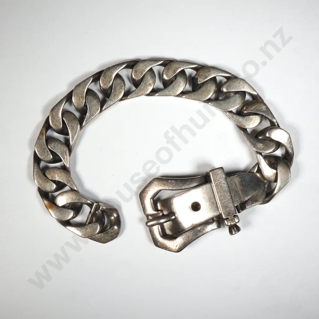 Sterling Silver Belt Bracelet (A/F). Image 1++