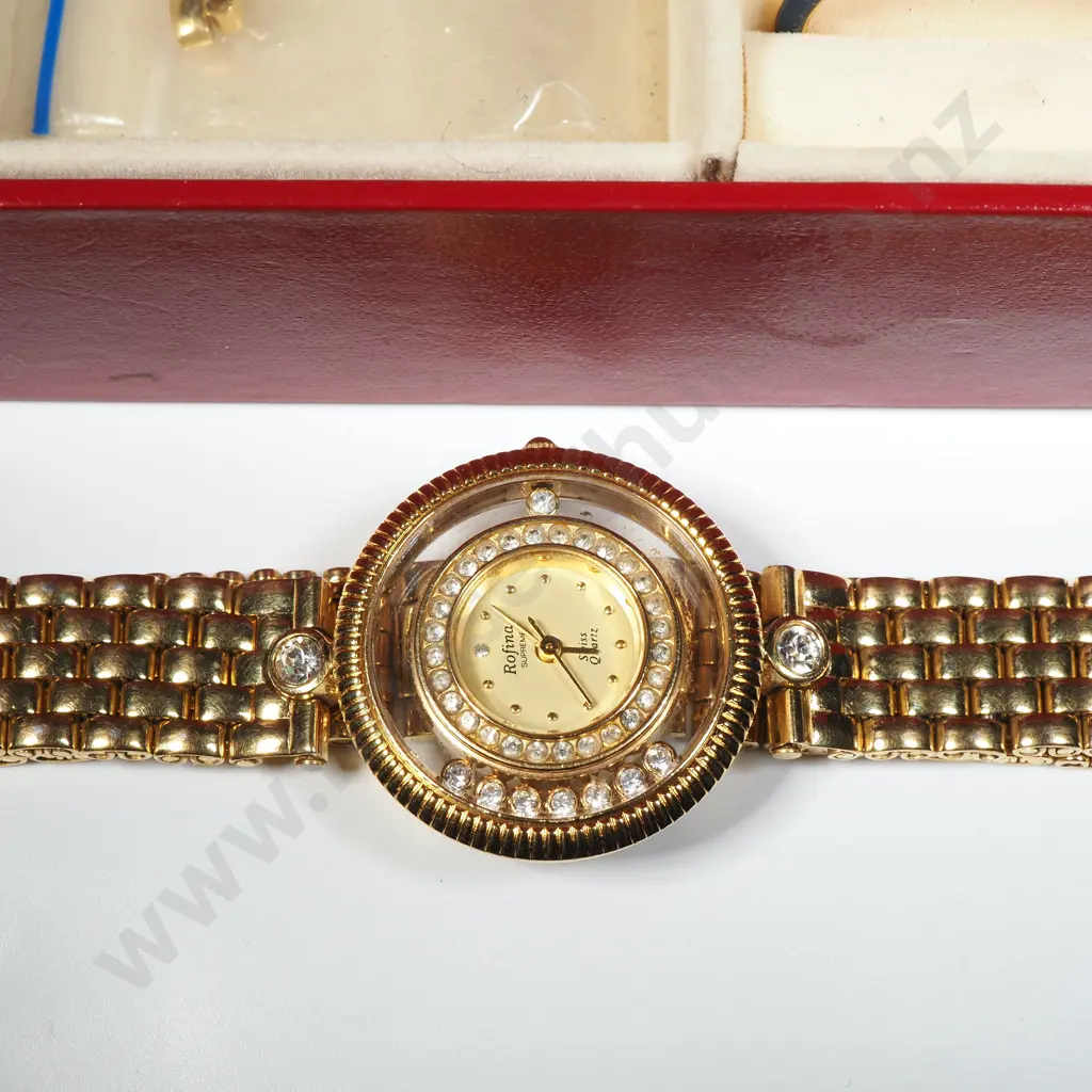 Cased Rofina Quartz Wrist Watch Image 1++