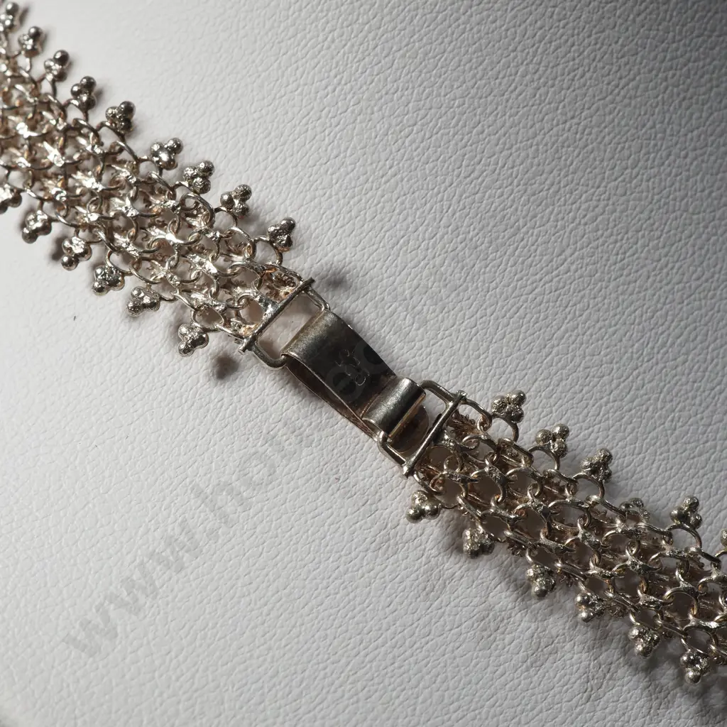 Sterling Silver Cannetille  Choker Necklace/Collar   Image 1++