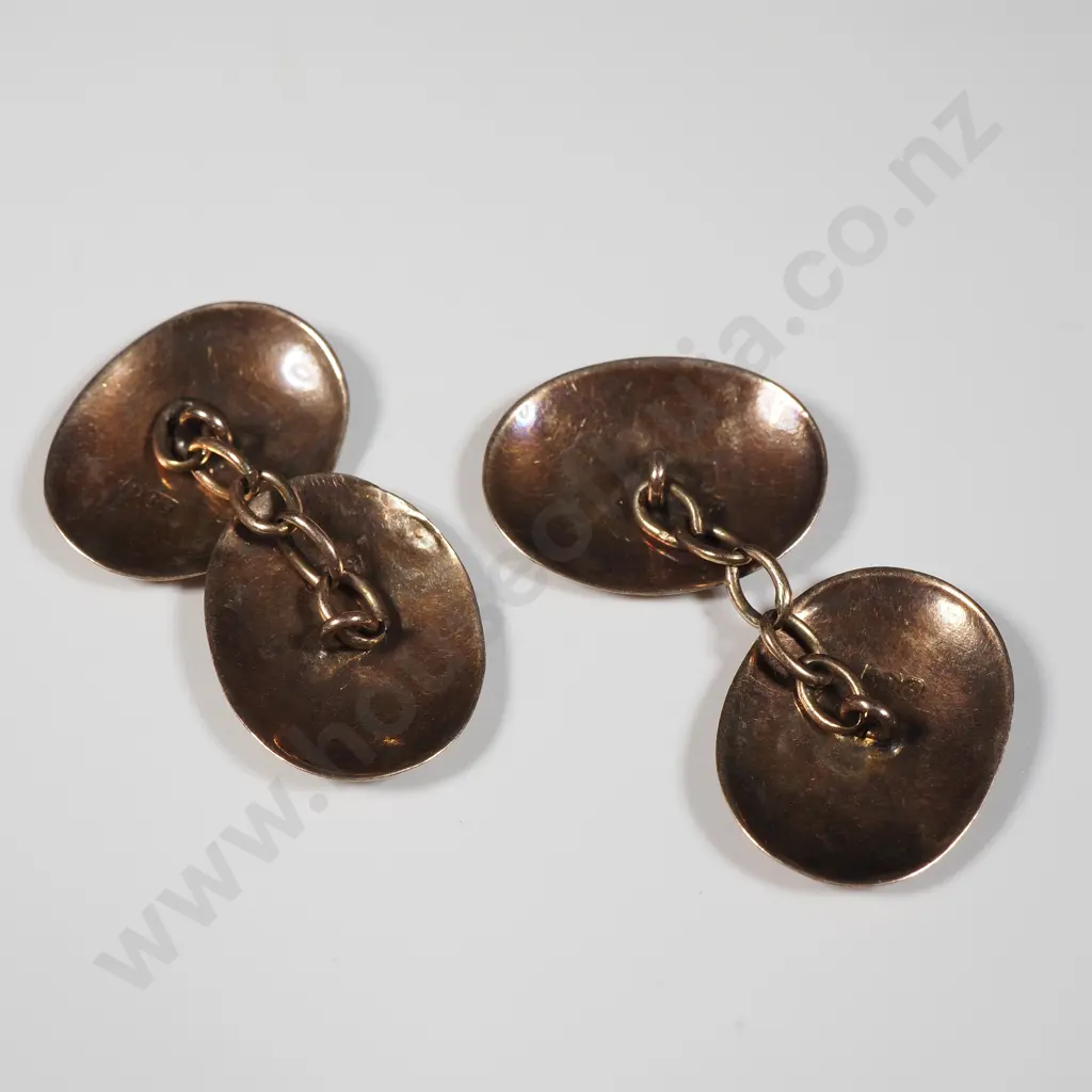 9ct Gold Cufflinks Image 1++