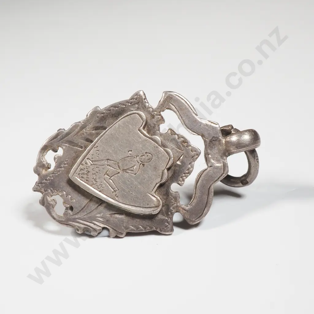 Sterling Silver Prize Fob For Old Boys Race At Bayfield School To P Brown Image 1++