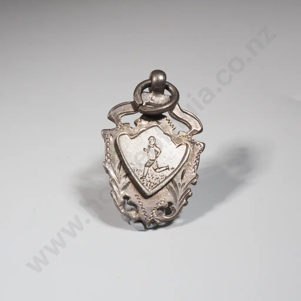 Sterling Silver Prize Fob For Old Boys Race At Bayfield School To P Brown Image 1++