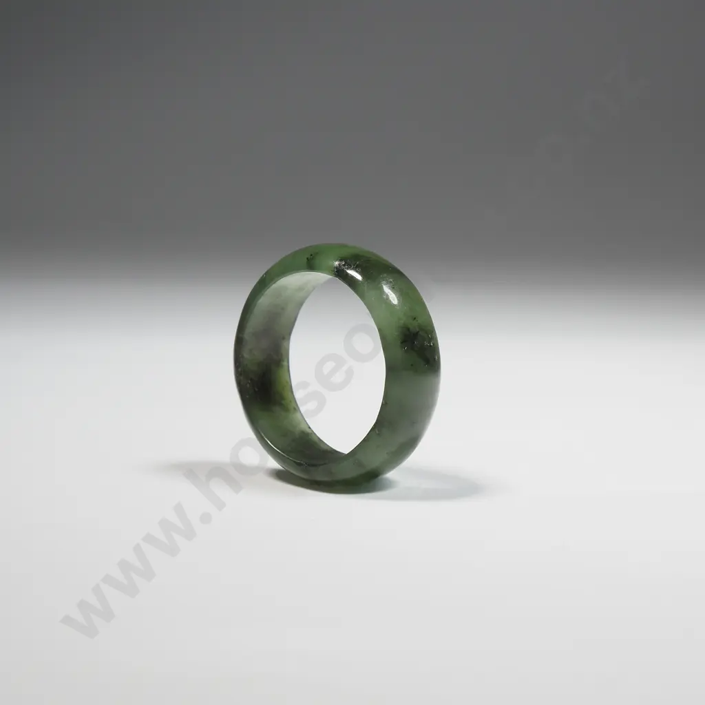 Solid Greenstone Ring Image 1++