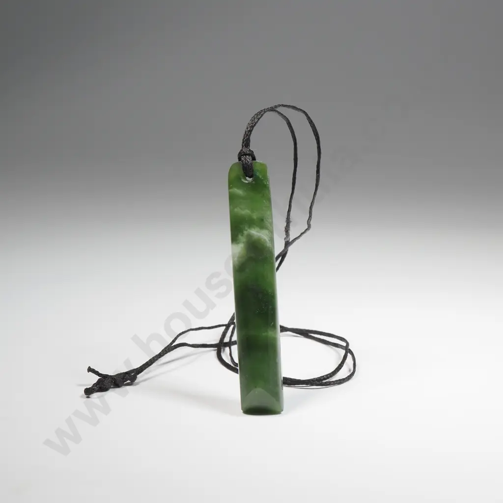 Pounamu Pendant  on a Black Cord Image 1++