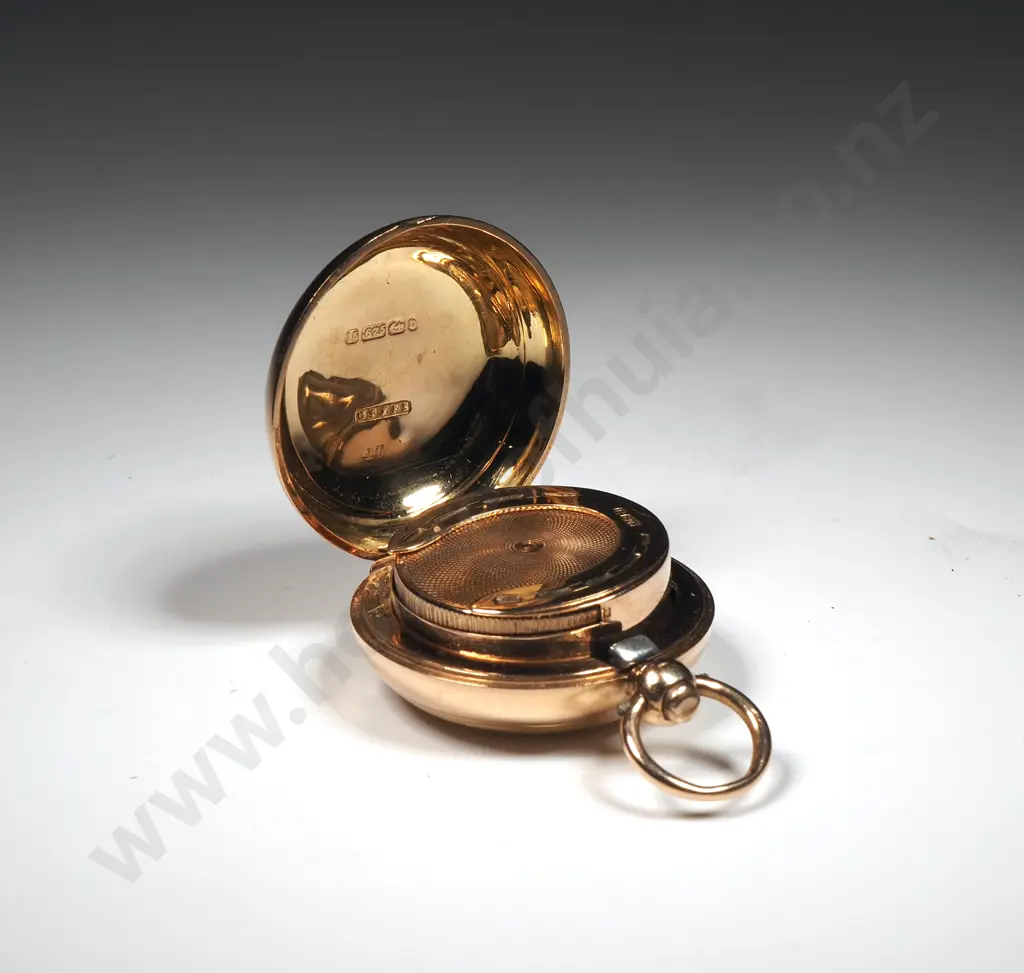 1896 15ct Sovereign Case Presented to Sergeant Keating Dunedin Police Image 1++