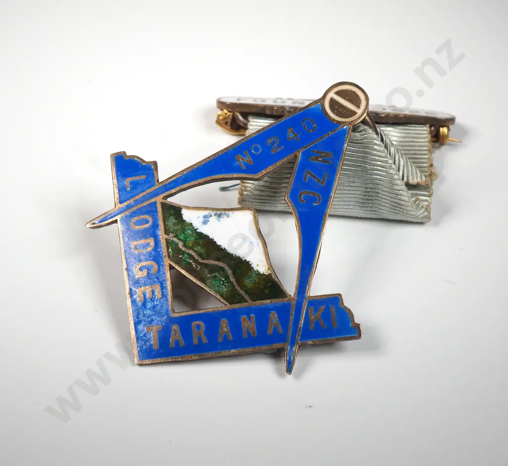1922 Founder Member Taranaki Lodge Medal in Sterling Silver Image 1++