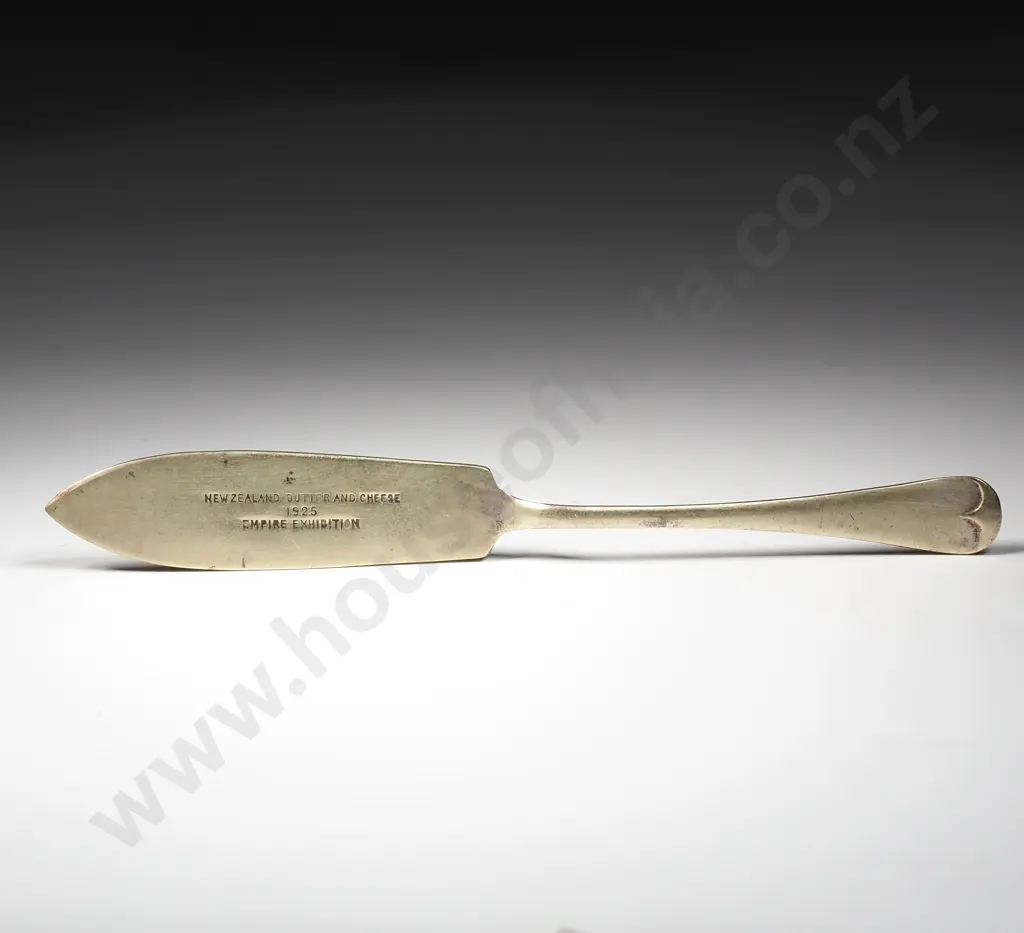 1925 New Zealand Empire Exhibition Butter & Cheese Butter Knife Image 1++