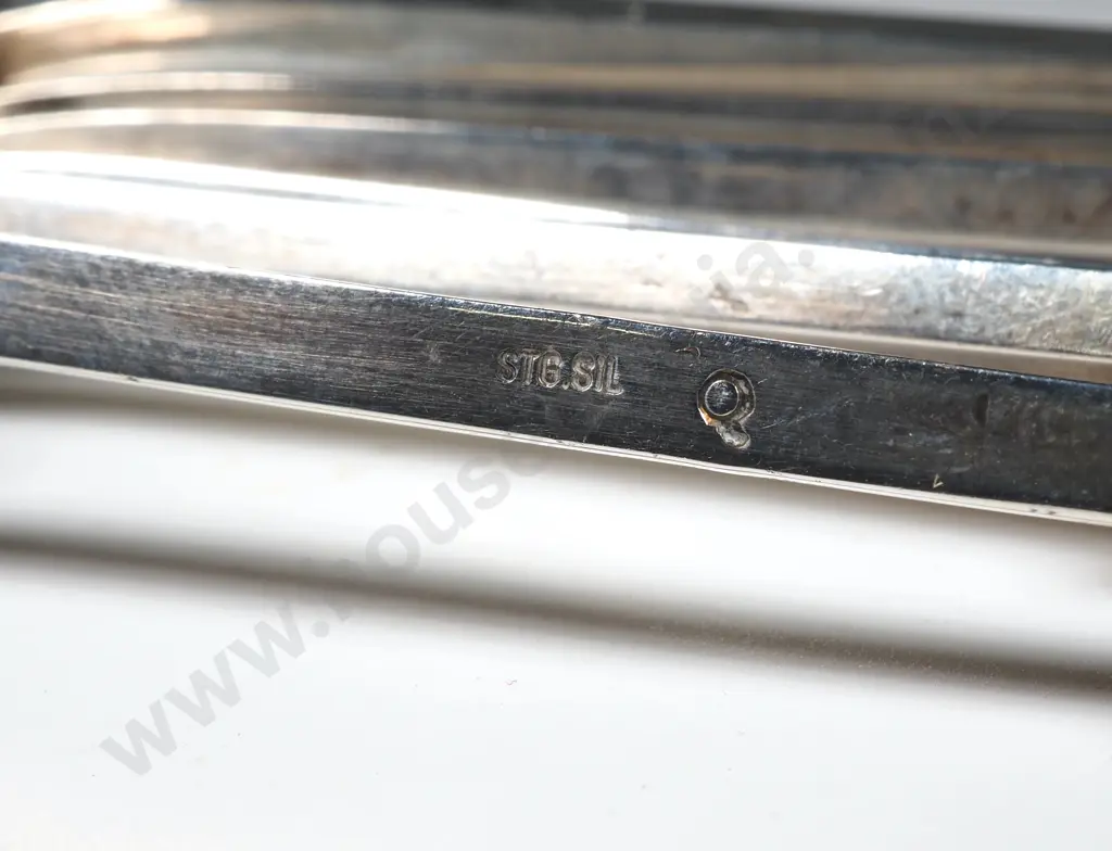 Set of Six New Zealand Silversmith Made Teaspoons w Kauri Wood Tops Image 1++