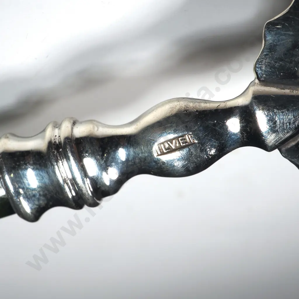 Sterling Silver & Greenstone Handle New Zealand Jam Spoon Image 1++