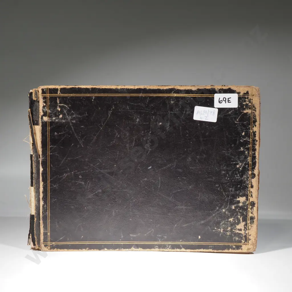 Antique 1860's Early NZ   Photograph Album Depicting Photos Of  Sargood & Sons Warehouse/Shop Aucklan Image 1++