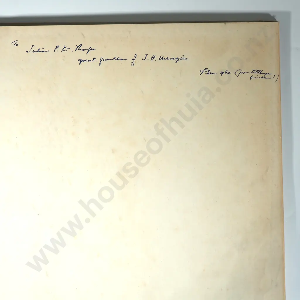 Rare Edition of The Book "Maori Patterns Painted & Carved"  By J H Menzies, Publisher ChCh  Smith and Anthony,1910 Image 1++