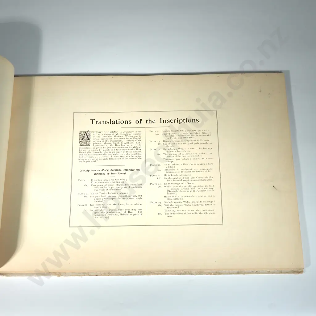 Rare Edition of The Book "Maori Patterns Painted & Carved"  By J H Menzies, Publisher ChCh  Smith and Anthony,1910 Image 1++
