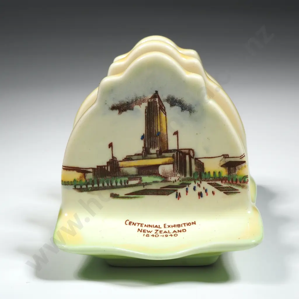 Carlton Ware Toast Rack "Centennial Exhibition New Zealand 1840 -1940 Image 1++