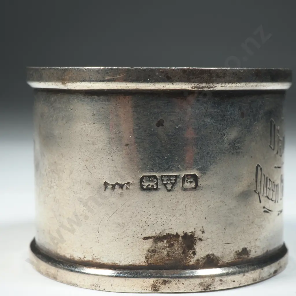 Sterling Silver 1940 Centennial Exhibition Napkin Ring Image 1++