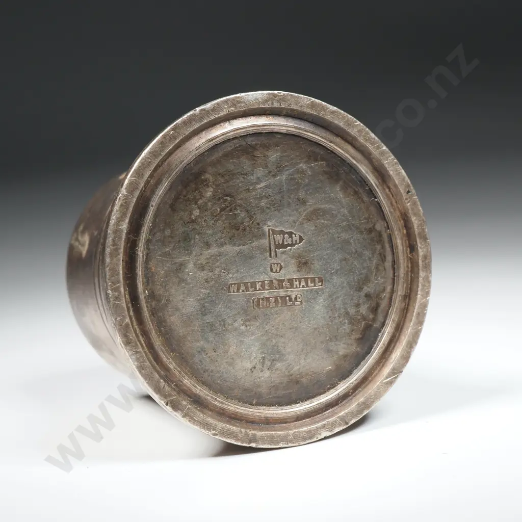 Antique Nelson Hospital Nurses Home S/P Candle Stick - Walker & Hall NZ Limited  Image 1++