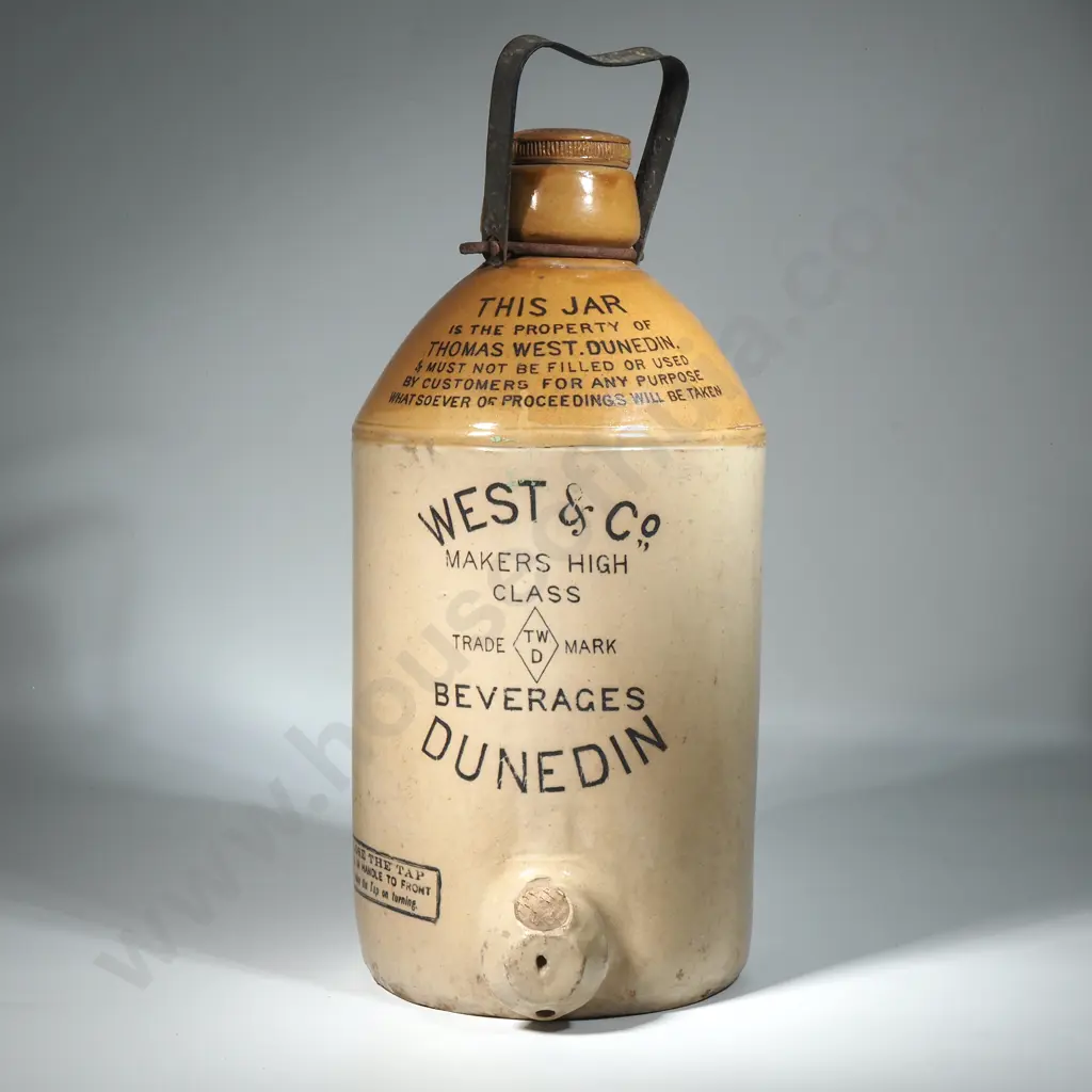 West & Co Beverages Dunedin Stone Crock - Slight Chipping Apparent  Image 1++